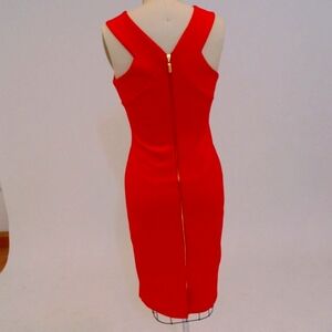 Beautiful  Red   dress with Gold accents